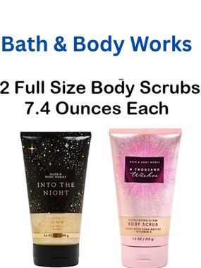 Bath & Body Works - 2 Full Size Body Scrubs - Each is 7.4 fl oz - Brand New